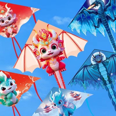 Leicht zu fliegen Kinder Drachen  Kind & Erwachsene