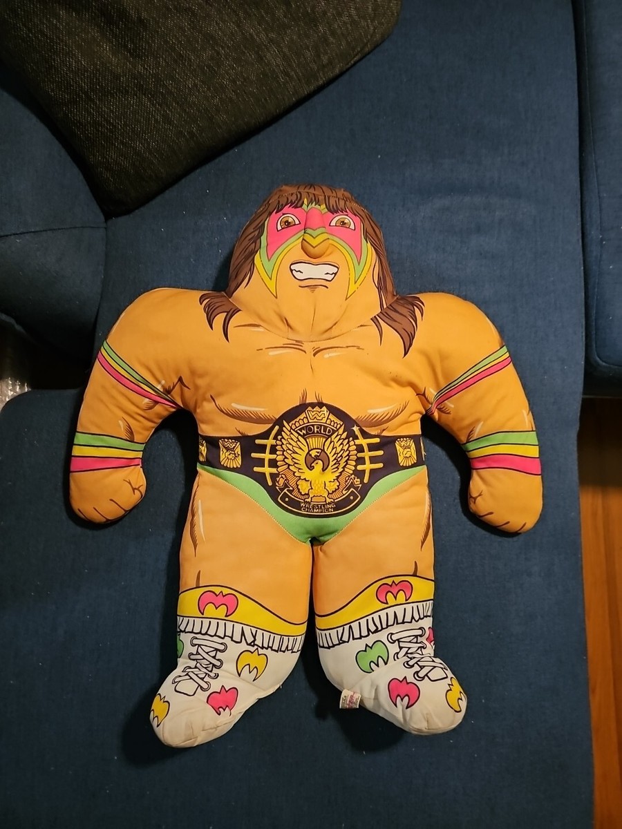 Vintage WWF WWE Wrestling Buddies by Tonka Ultimate Warrior Pillow