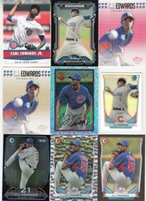 62 Card CARL (C.J.) EDWARDS JR. Chicago Cubs PC Collector Lot - All Different!