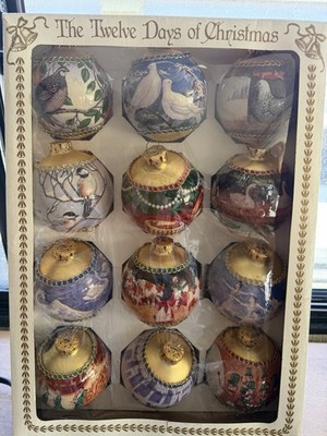 Magic by Rauch 12 Days of Christmas Ornaments -complete set in box.