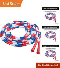 16' Lightweight Beaded Jump Rope for Rhythm and Endurance Training - Fun Fitness