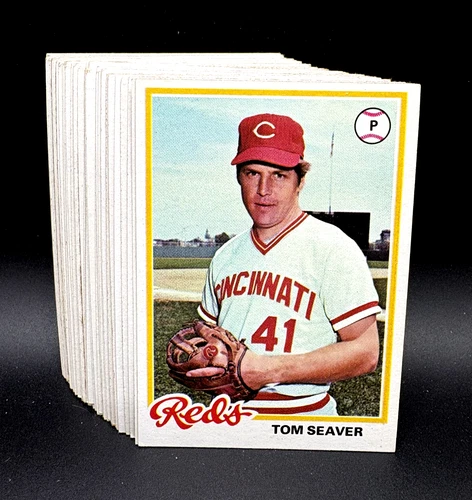 1978 TOPPS BASEBALL "NM-MT SET STARTER LOT OF 45" STARS/COMMONS/PICS!