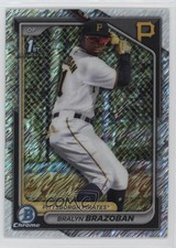 2024 Bowman Chrome Prospects Shimmer Refractor Bralyn Brazoban #BCP-224 1d0x