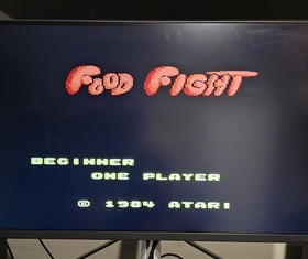 Food Fight - Atari 7800 - Vintage Game Cartridge (Tested Works)