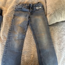 Cat And Jack Straight Leg Jeans Boys Size 10, Light Blue