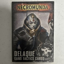 Games Workshop Necromunda Delaque Gang Tactics Cards Warhammer 40K 300-28