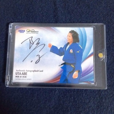 BBM 2024 Infinity Judo Uta Abe Autograph Card 86 Limited Sign
