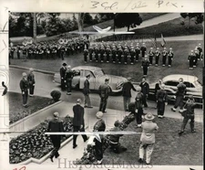 1951 Press Photo Delegates welcomed to Presidio, San Francisco - pim00242