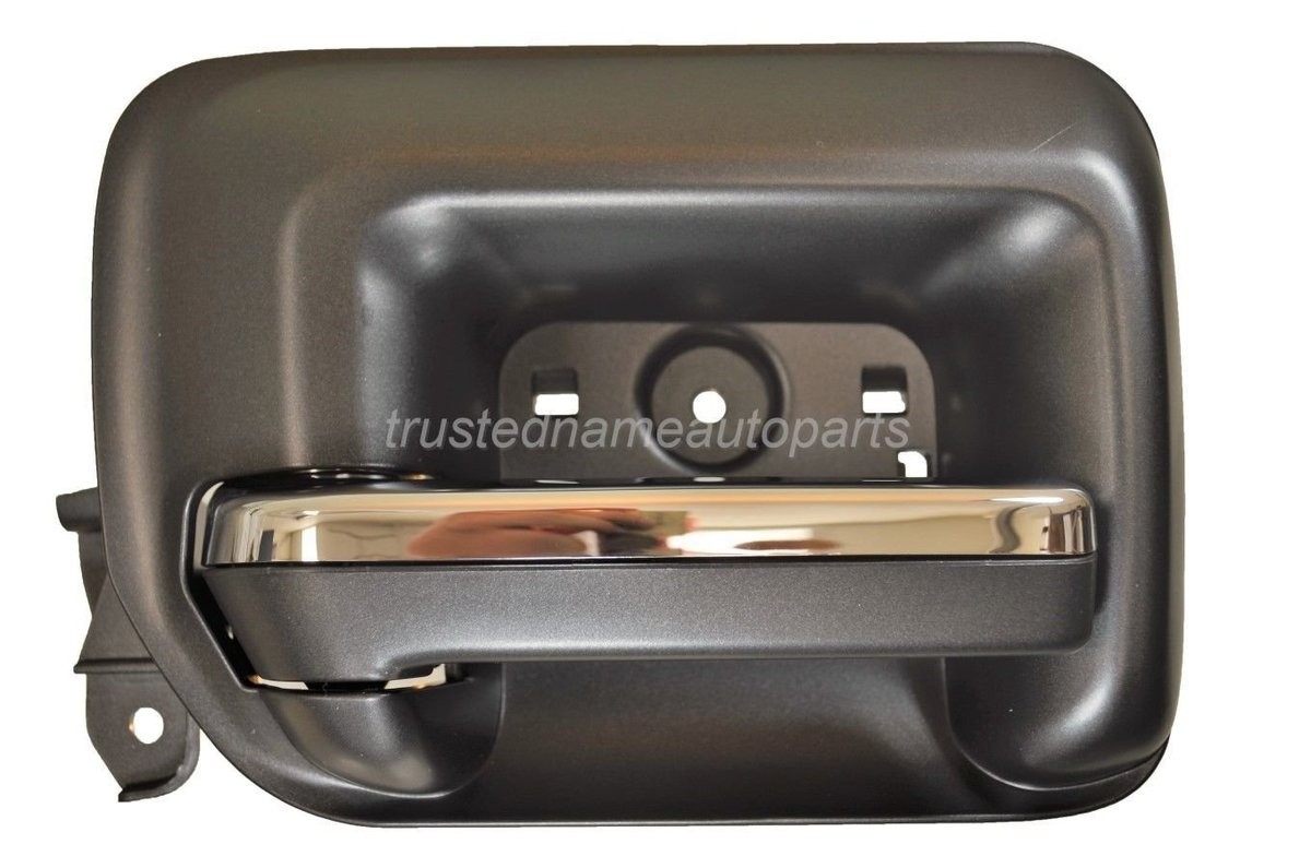 fits 2014 to 2018 Sierra 1500 Interior Door Handle Chrome Black Rear Right