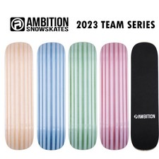 Ambition Snowskate Canadian Maple Team 8.5" x 32.5" Wood Snow Skate Deck