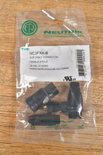 26 Neutrik XLR DMX 3-Pin Connectors 13x Male 13x Female SEALED BAGS