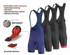 Men All Day Bib shorts 3D Gel Chamois Padded Tights Pockets Cycling shorts uk