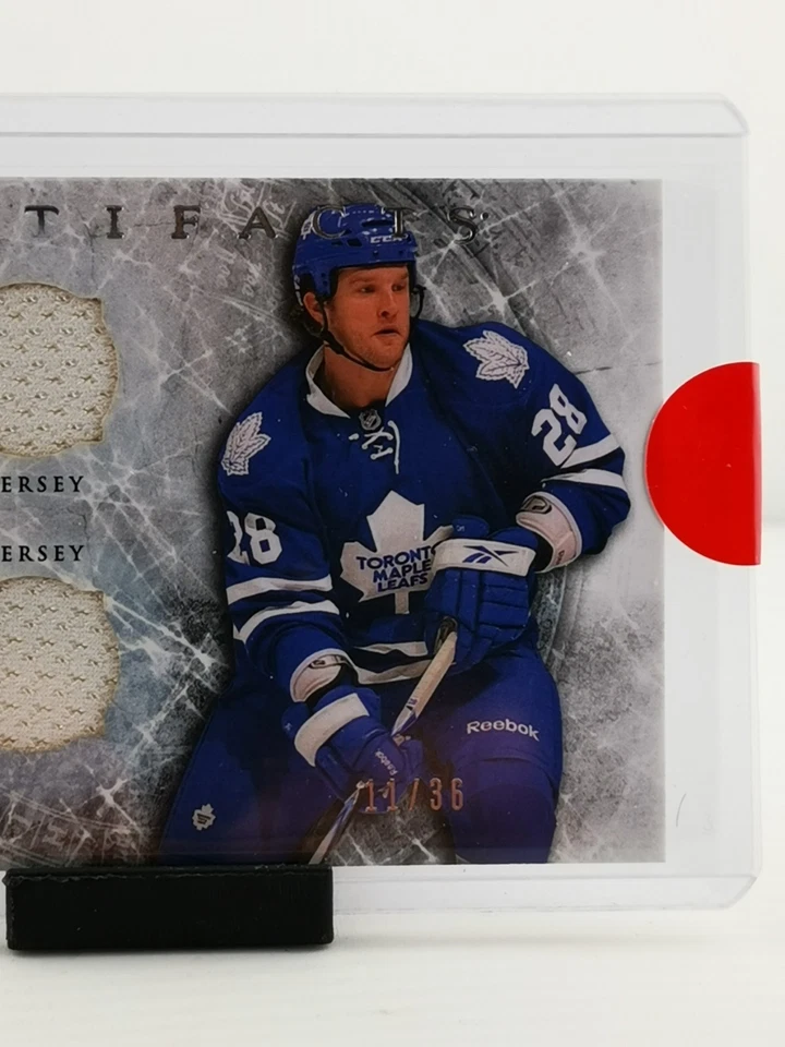 2012-13 Upper Deck Artifacts Dual Jersey/Patch /36 Colton Orr #12 Relic TML - Image 4 of 4