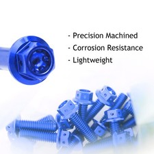 For Yamaha FZ600 S Fazer 98-03 02 01 CNC Brake Master Cylinder Bolts Set BLUE