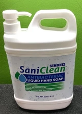 Simoniz Saniclean Anti Bacterial Hand Soap 1 Case X 8 Pcs Expired!!