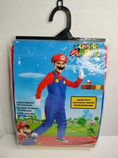 Mario Costume Medium Outfit - Disguise World of Nintendo Kids Deluxe Mario Bro