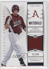 2015 Panini National Treasures College Materials 73/99 Andy Wilkins #39 0ym4