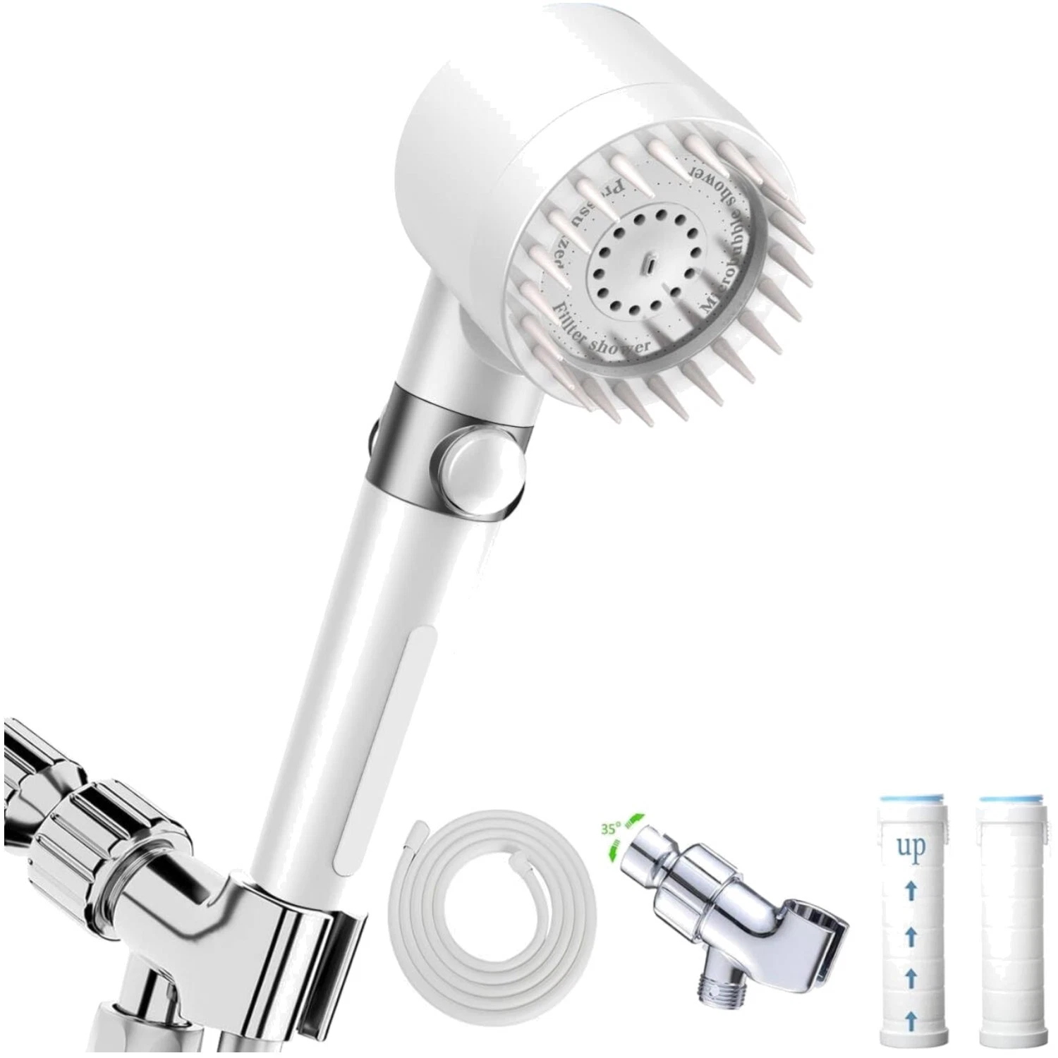 Spa Level Enjoyment Handheld Shower Head - Easy Installation