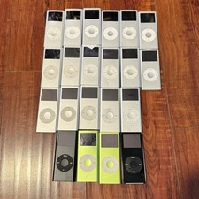 Lot Of 21 Apple iPod Model:A1199-2/4GB Broken  For Parts/Repair  Read Info Below 