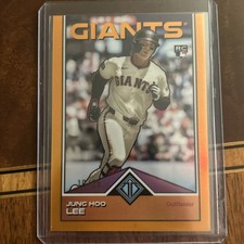 2024 Topps Transcendent Icons Orange /25 Jung Hoo Lee RC Color Match SP GM MT