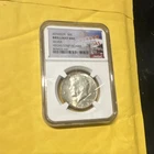 1967 Kennedy Half Dollar silver Brilliant Uncirculated NGC grated coin