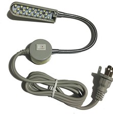 Sewing Machine Working gooseneck Lamp 20 LED light, with Magnetic Mounting