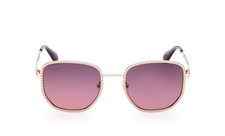 Max CO. MO0091 28Z Rose Gold Square Metal Sunglasses Frame 52-21-140