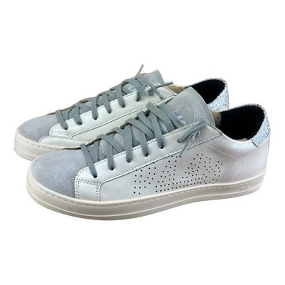 P448 You Can Surf Later White Snakeskin Shoe Women s  Casual