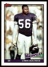 1991 Topps Chris Doleman Minnesota Vikings #379