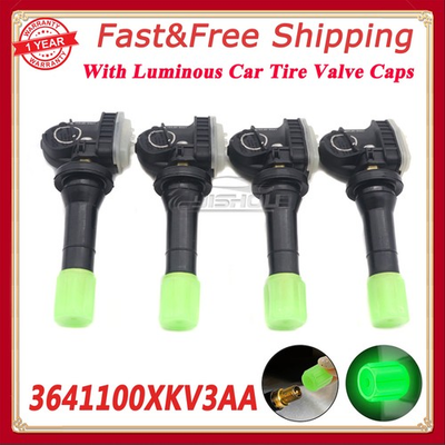 #ad #ad 4pcs TPMS Tire Pressure Sensor 3641100XKV3AA For Haval H5 H6 H7 H9 XY Great Wall $27.99