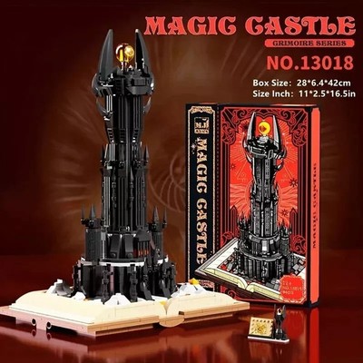 LEGO MOC Lord Of The Rings Sauron's Eye Dark Tower Building Bricks
