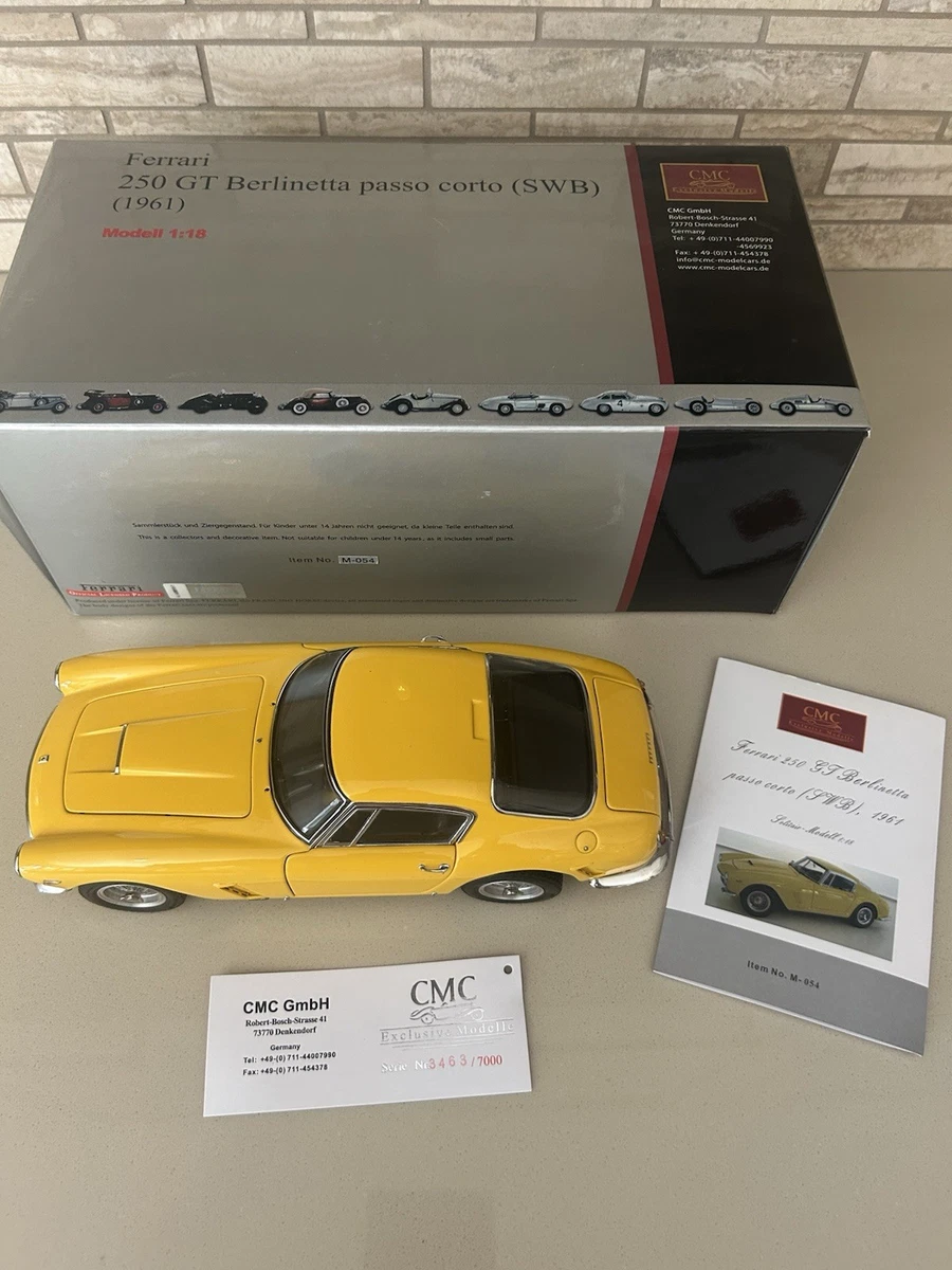 CMC Ferrari 250 GT Berlinetta SWB Contemporary Manufacture Diecast