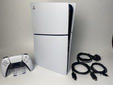 Sony PlayStation 5 PS5 Slim Digital Edition Console White + Controller & Cables