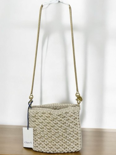 NWT CLARE V MOYEN PETITE BAG WITH GOLD RING HARDWARE VERY LIMITED RELEASE