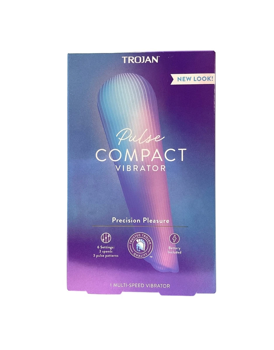 pulse compact vibrating massager trojan Trojan Pulse Compact Vibrating Massager – Condomania.com