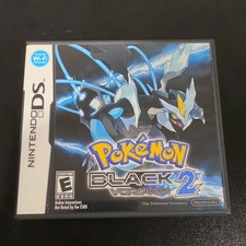 Pok mon Black Version 2 Nintendo DS, 2012 with box game, WORKING, NO MANUAL