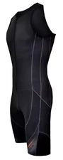 Funkier Men's Pace Mens Tri Suit/Triathlon Suit. Black. (trs-4503-sg-1) S Black