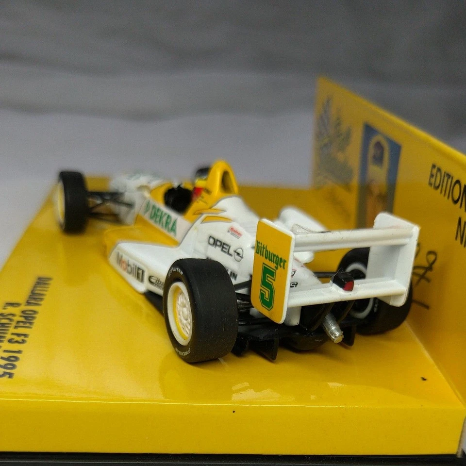 Minichamps 1/43 Dallara Opel F3 1995 R. Schumacher modellino auto pressofuso ... - Immagine 4 di 4