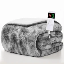 Heated Weighted Blanket for Adults - 50"x60" 10lbs Electric Throw Fast Heatin...