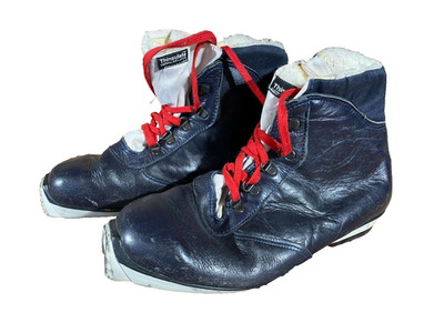 SALOMON Leather Nordic Cross Country Ski Boots Size EU43 US9.5 SNS profil 2041