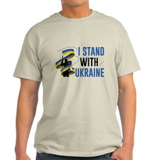 CafePress I Stand With Ukraine Light T Shirt 100 Cotton T-Shirt 904749741