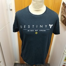 Destiny Rise Of Iron Video Game T Shirt Black Size L - 55cm/70cm