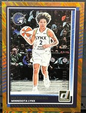 2025 Panini Donruss WNBA Natisha Hiedeman #72 Orange Lava /199 - Minnesota!