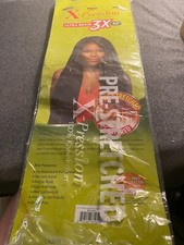 X-Pression Ultra Braid 3 Pieces 42" Braiding Hair Black and Gray