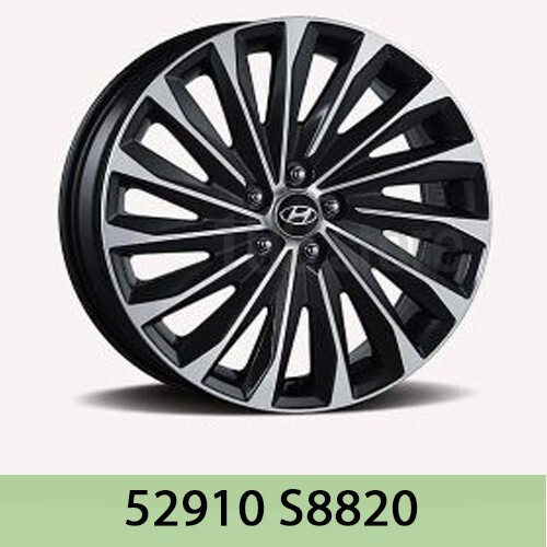 OEM Genuine 52910S8820 20" Wheel ASSY Aluminium for Hyundai Palisade Calligraph - Picture 2 of 2