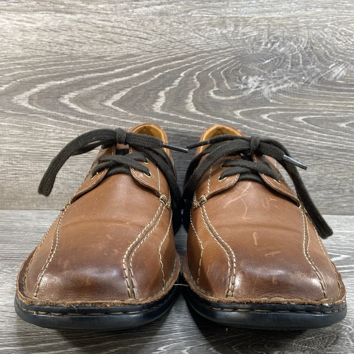 Clarks Collection Mens Oxford Lace Up Size 9.5 M Brown  display picture 2
