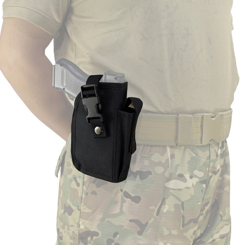 Right Handed Tactical OWB Gun Holster Fits Pistol with Laser or Light Attachment - Picture 10 of 10