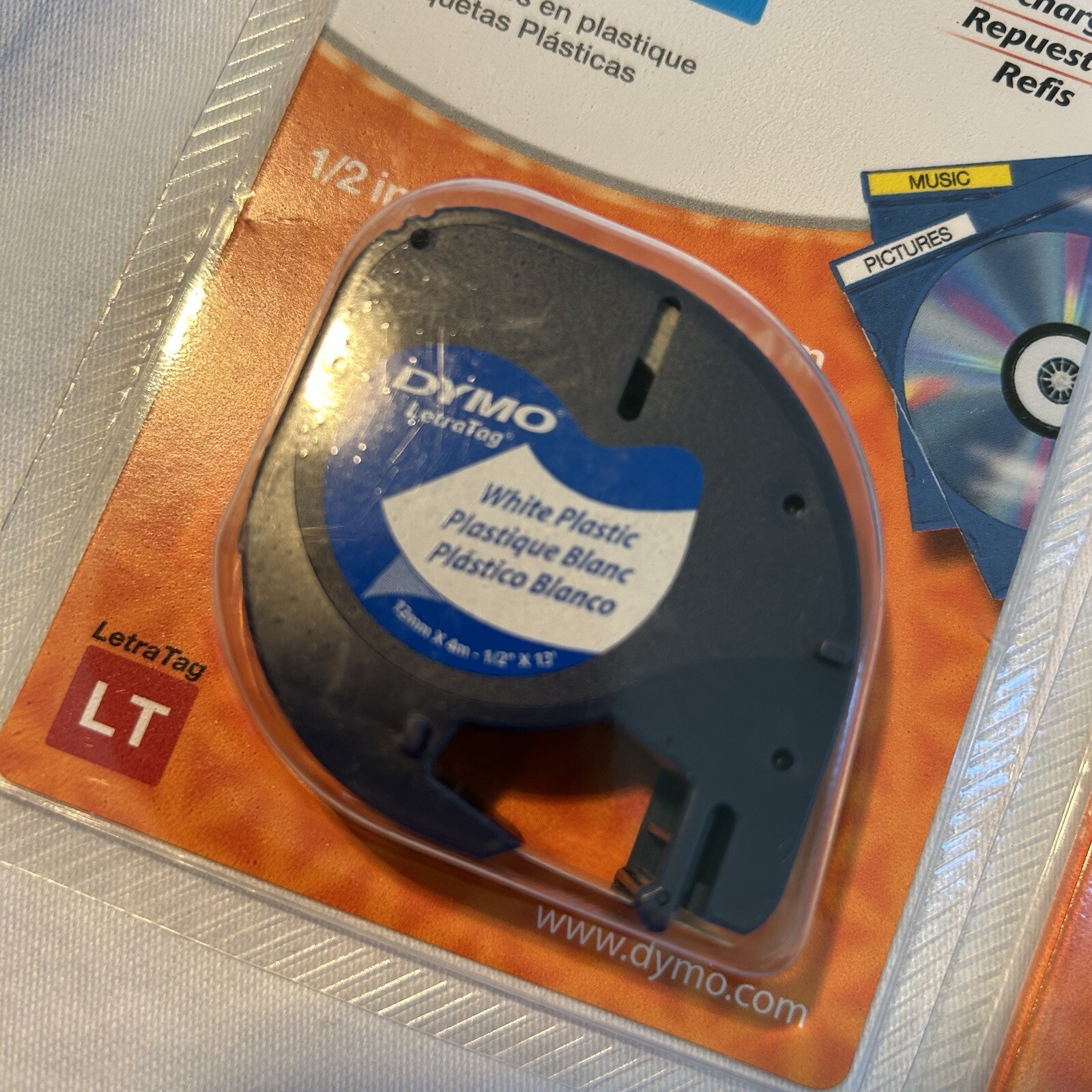 Dymo LetraTag LT100T cartridges Tabletop Label Thermal Printer Maker