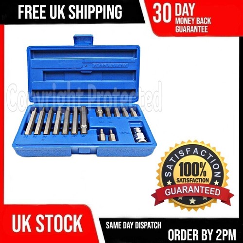 15-TEILIGES SECHSKANTSCHLÜSSEL-SET METRISCH SORTIERT 1/2 ZOLL ANTRIEB INBUS ALLAN ALAN SCHRAUBENSCHLÜSSEL STECKSCHLÜSSEL BIT - Bild 1 von 4