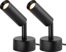 2 Pack Indoor Spotlight Led Up Lights For Plant 120v Floor Spot Lights Accent Li
